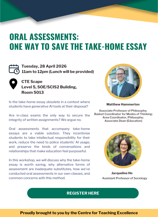 One Way to Save Take-Home Essay